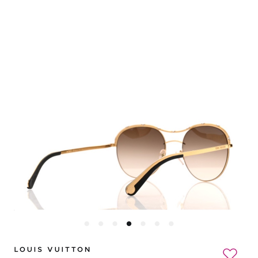 LOUIS VUITTON Monogram Diabolo Menthe Aviator Sunglasses - Picture 14 of 16